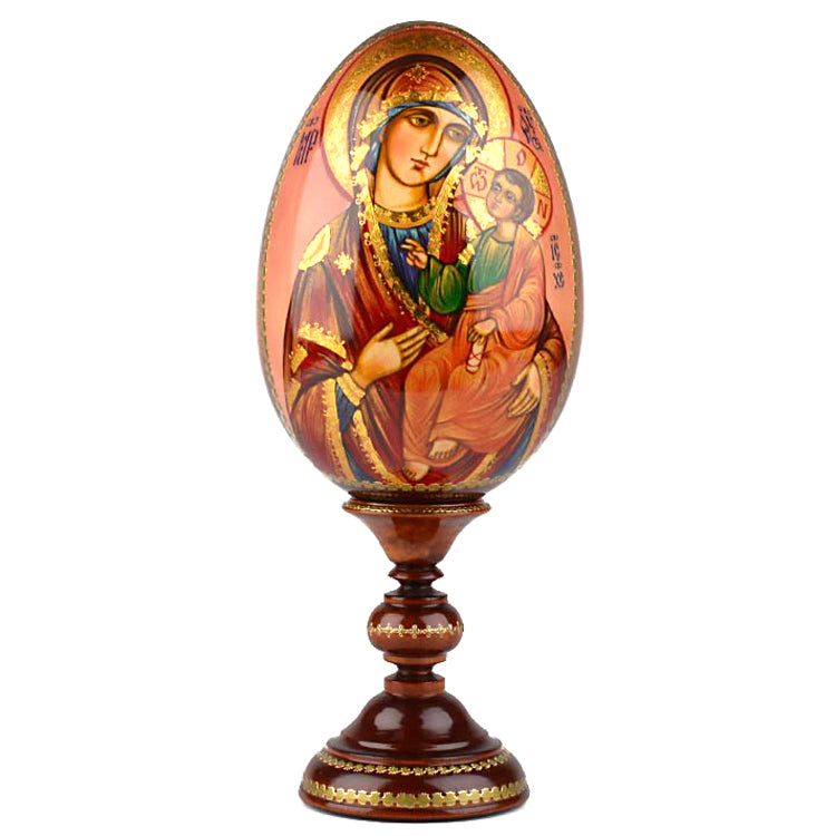 Large Icon Egg of Blessed Smolensk Virgin