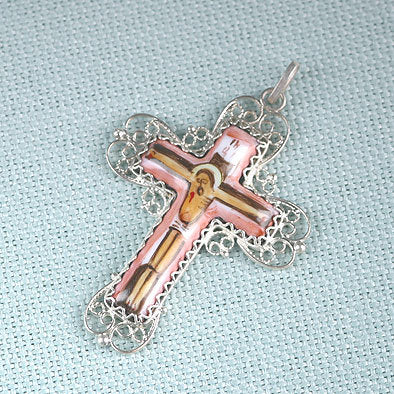 Finift Enamel Crucifix