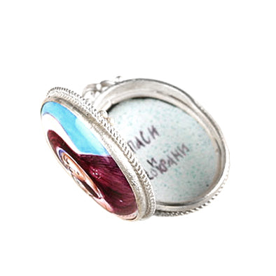 Finift Mary Icon Locket