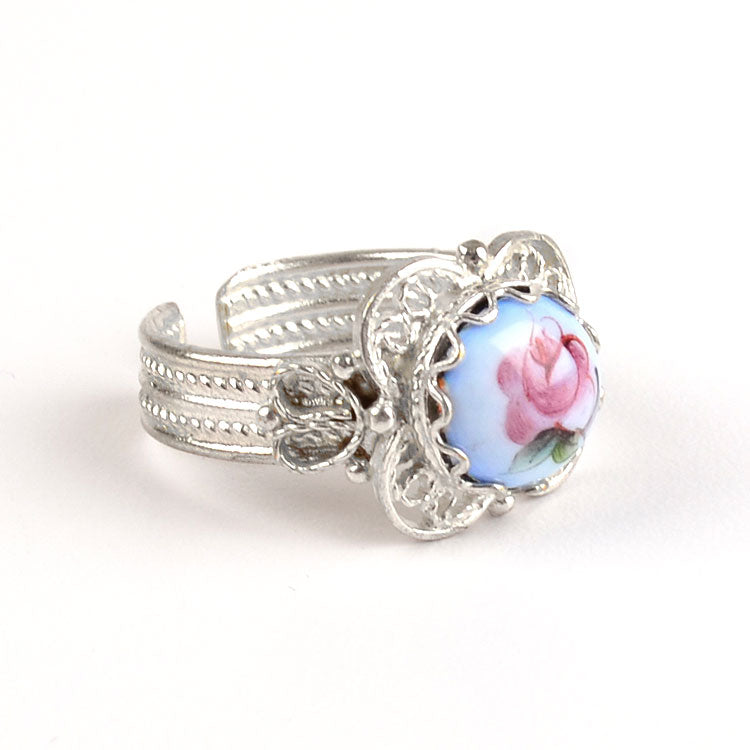 Finift Flower Ring