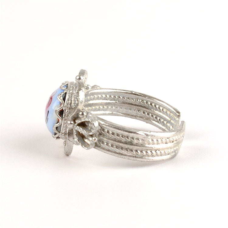 Finift Flower Ring