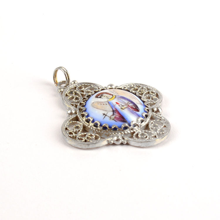 Blue Angel Finift Enamel Pendant