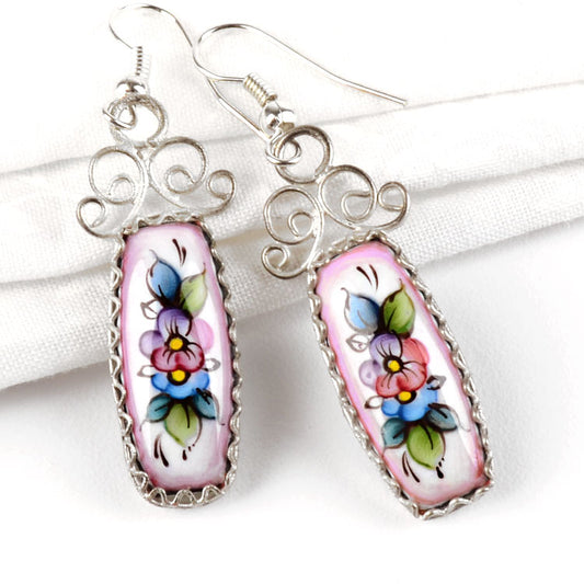 Rostov Enamel Earrings