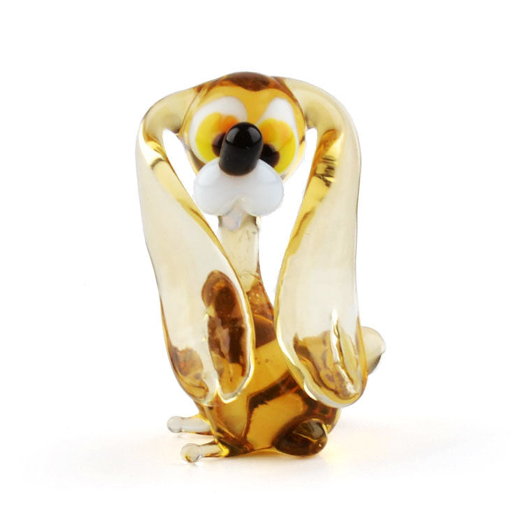 Cute Doggie Glass Figurine