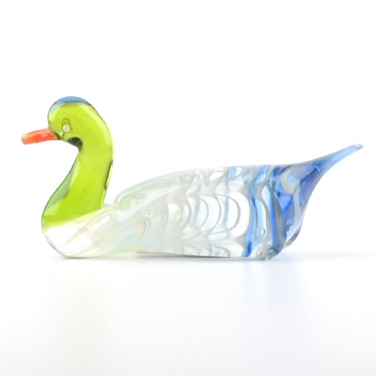 Duck Miniature Glass Figurine