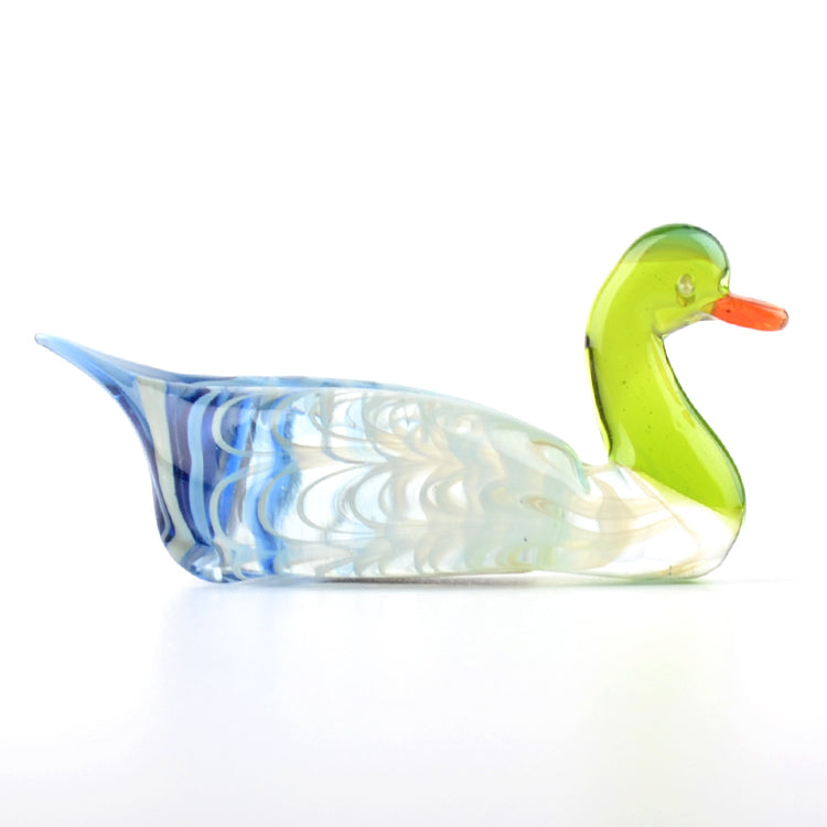 Duck Miniature Glass Figurine