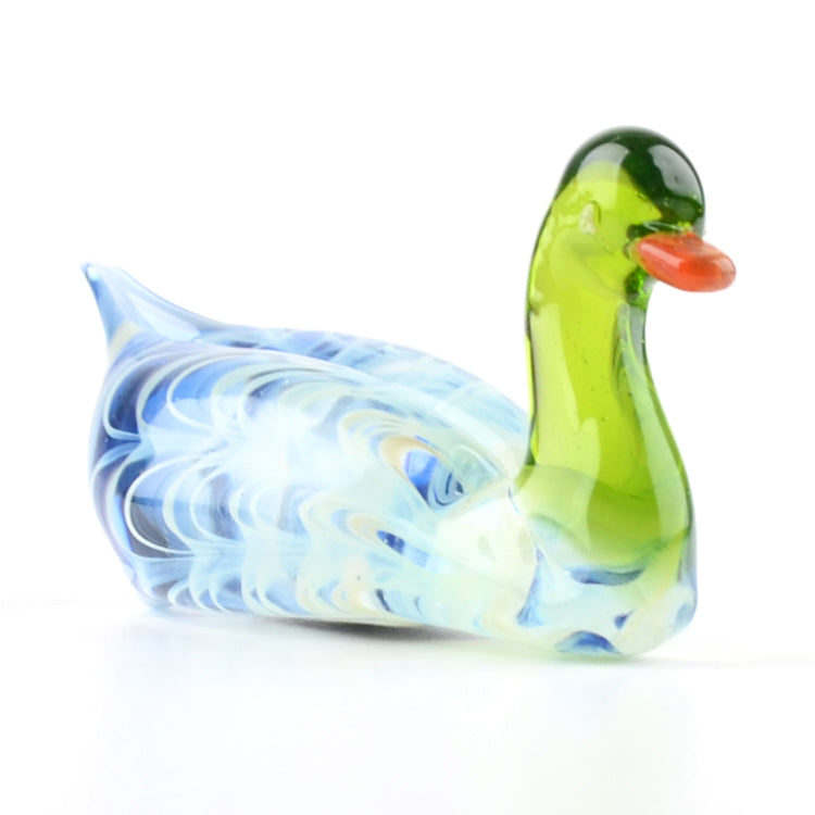 Duck Miniature Glass Figurine