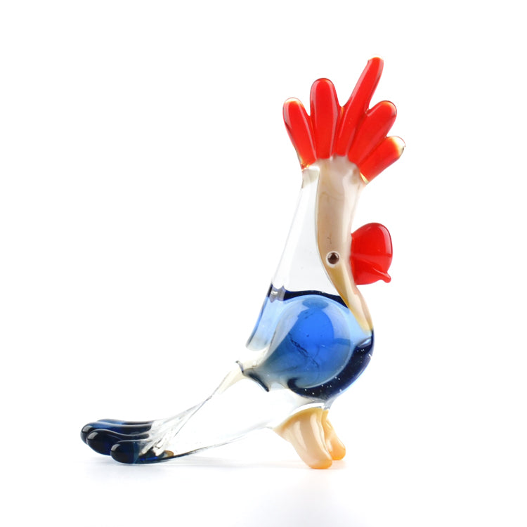 Cockatoo Parrot Glass Figurine