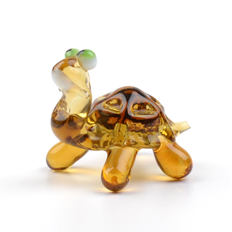 Little Turtle Glass Figurine