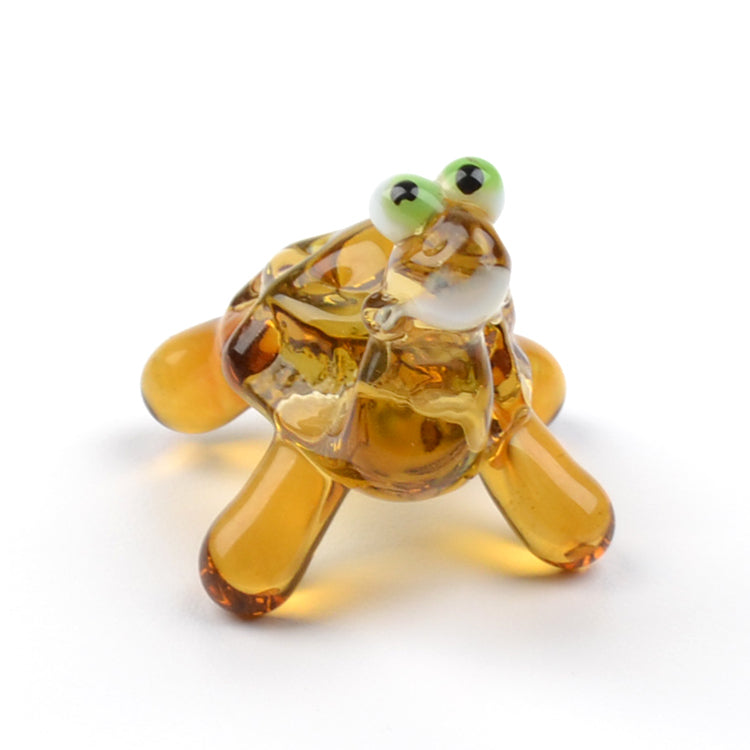 Little Turtle Glass Figurine