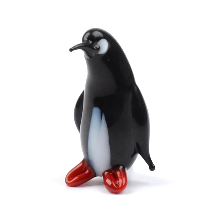 Tiny Penguin Glass Figurine