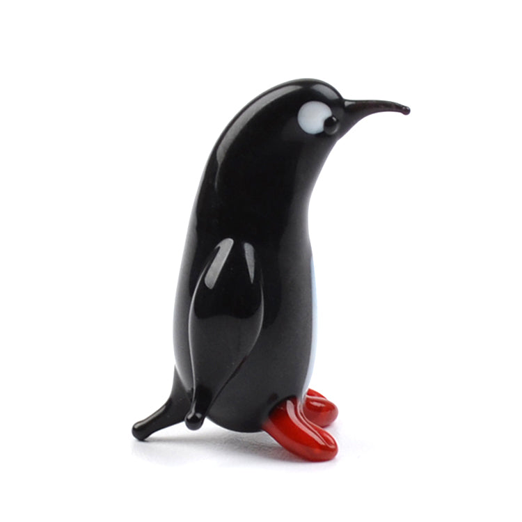 Tiny Penguin Glass Figurine