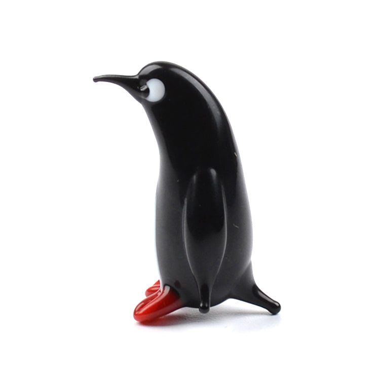 Tiny Penguin Glass Figurine