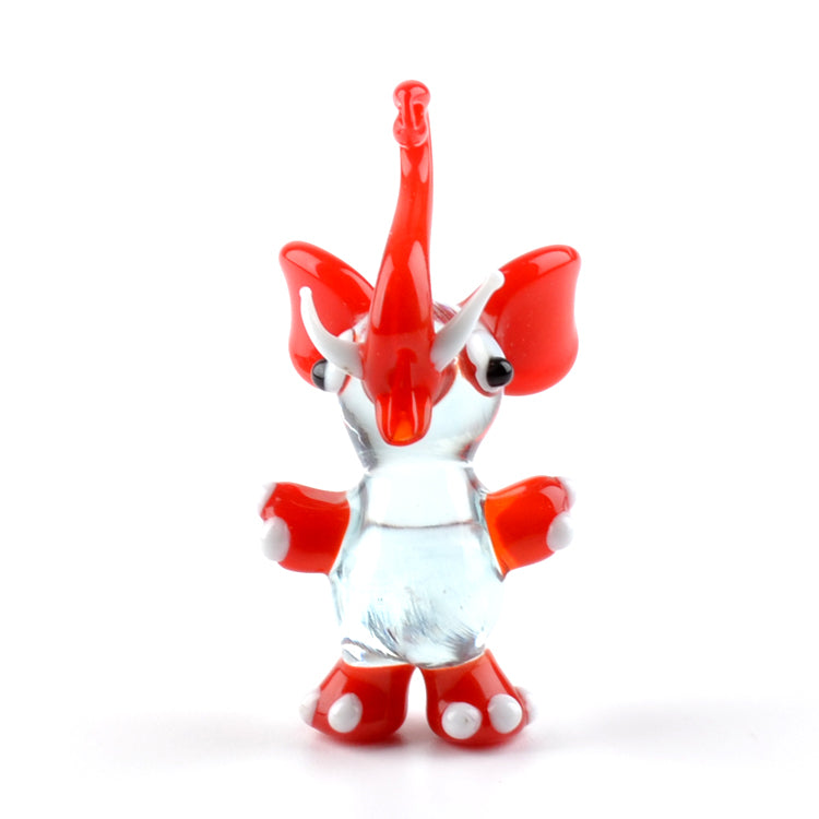 Circus Elephant Glass Figurine