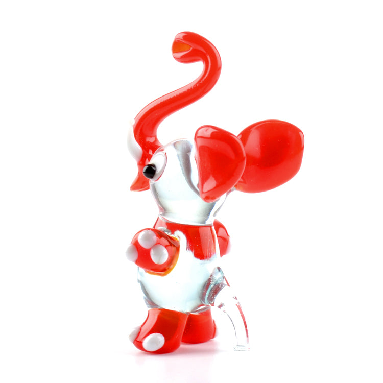 Circus Elephant Glass Figurine