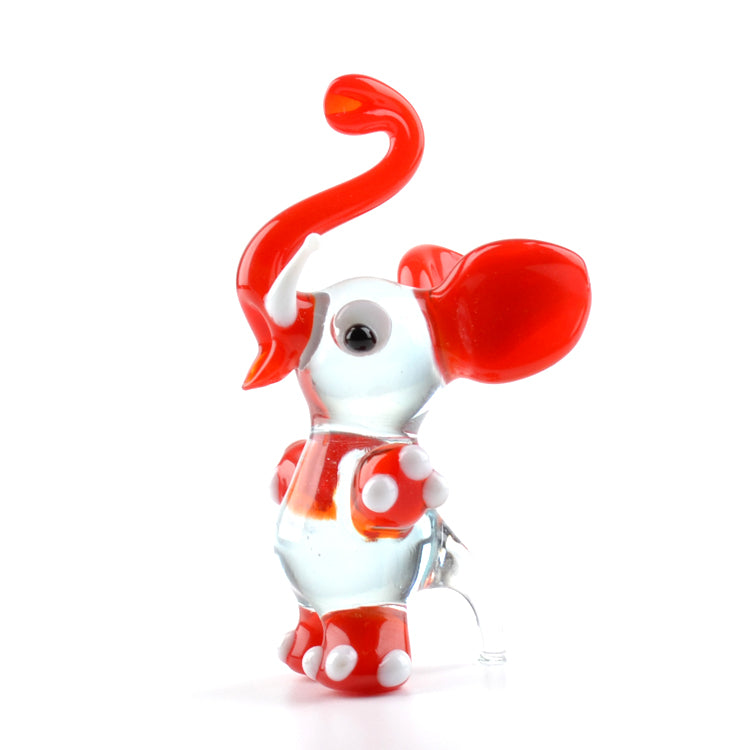 Circus Elephant Glass Figurine