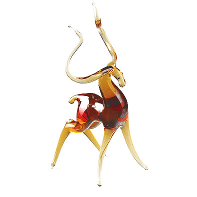 Antelope Glass Figurine