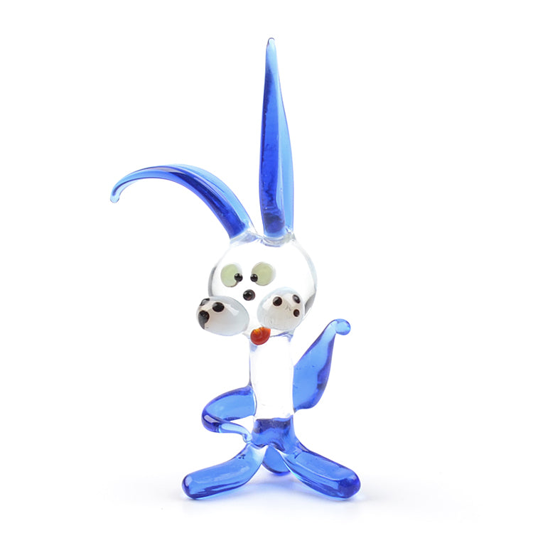 Easter Bunny Glass Figurine