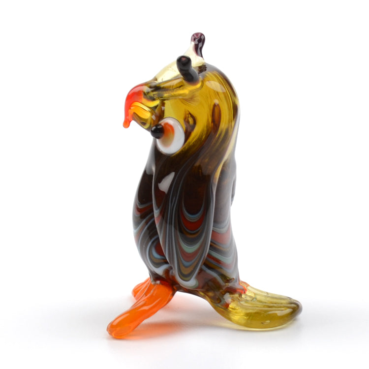 Smart Owl Glass Figurine