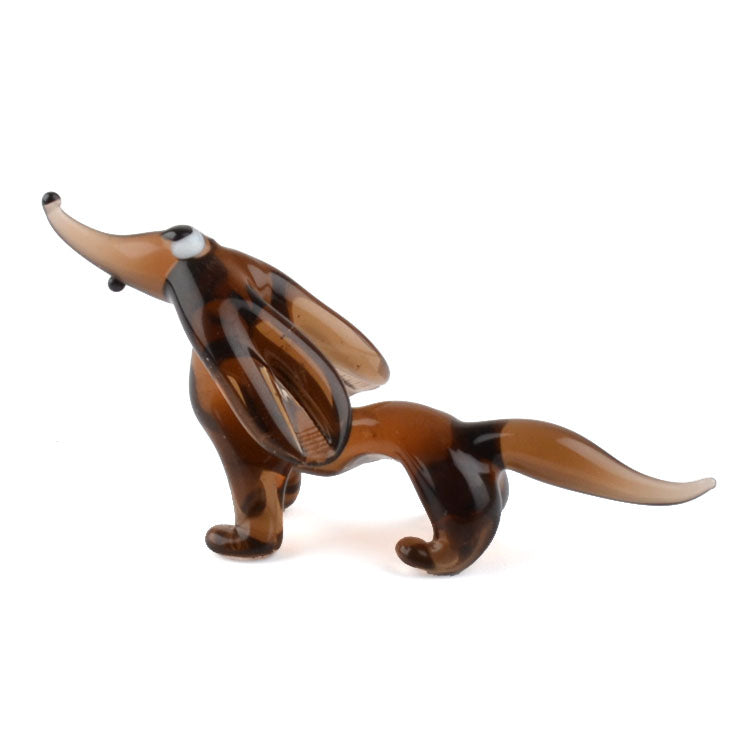 Small Dachshund Glass Figurine