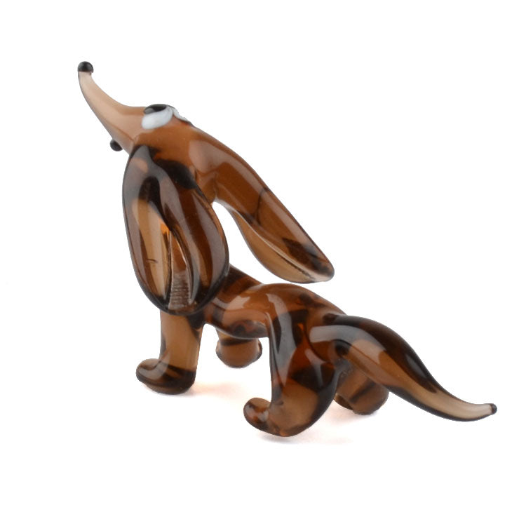 Small Dachshund Glass Figurine