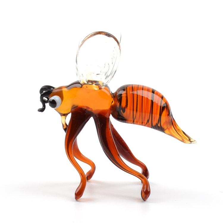 Busy Bee Glass Figurine