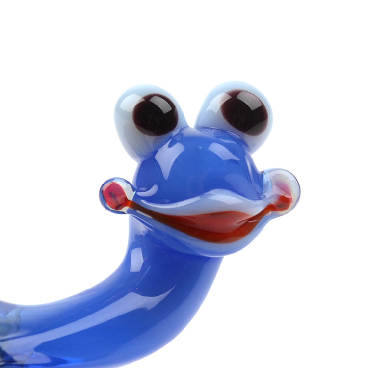 Smiley Turtle Glass Figurine