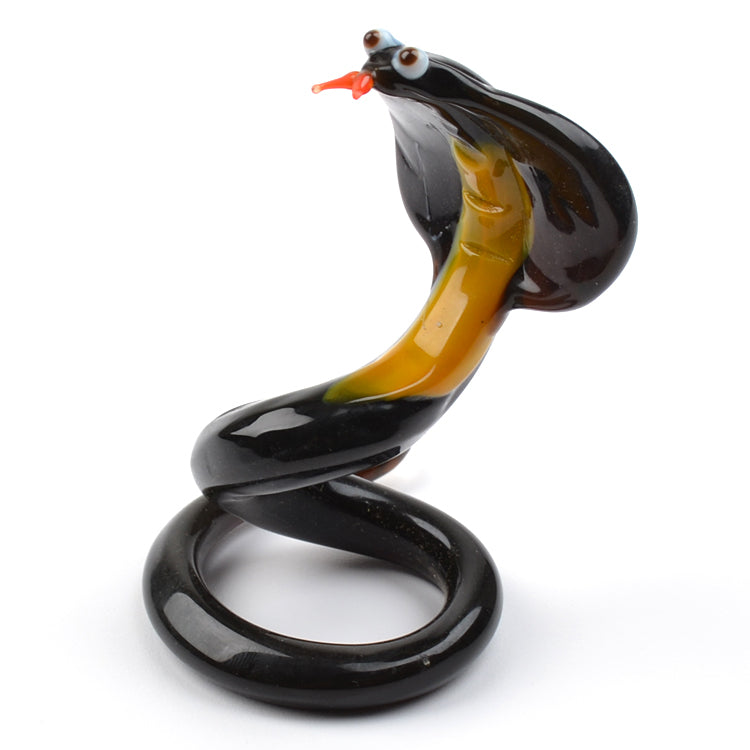 King Cobra Glass Figurine