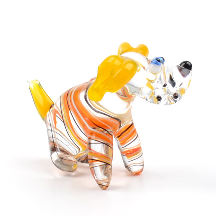 Obedient Doggy Glass Figurine