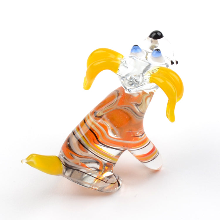 Obedient Doggy Glass Figurine
