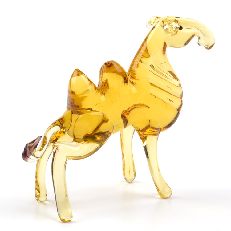 Camel Glass Figurine