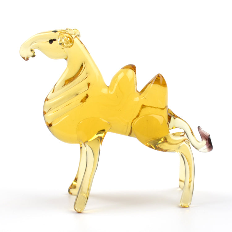 Camel Glass Figurine