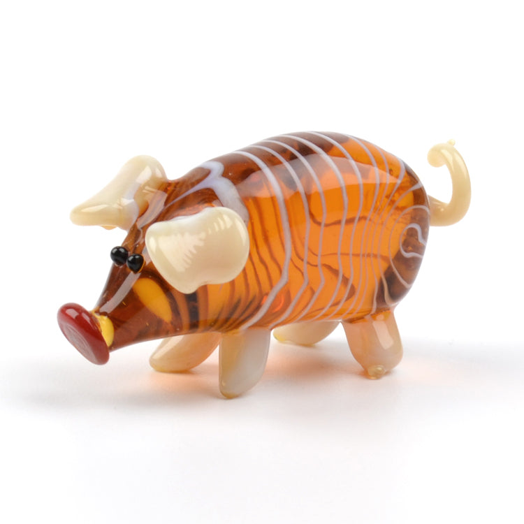 Pig Glass Figurine