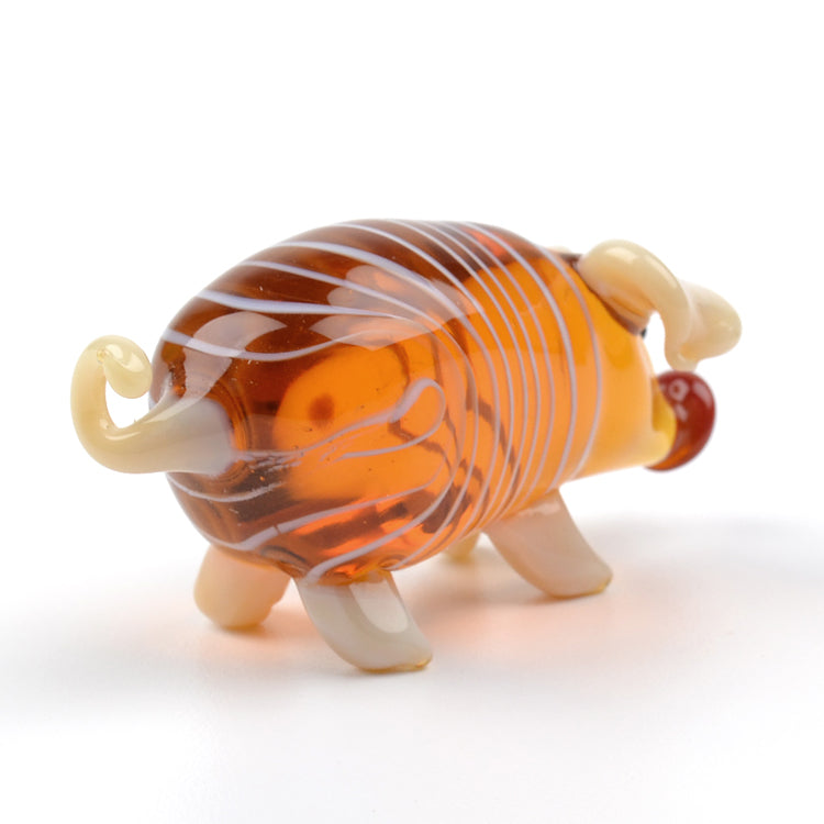 Pig Glass Figurine