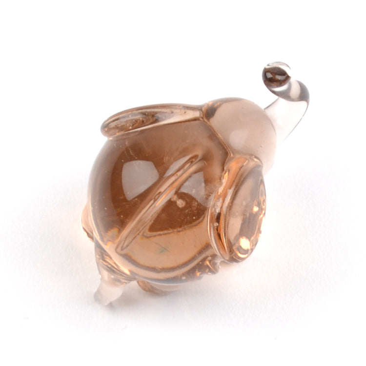 Mini Pink Elephant Glass Figurine