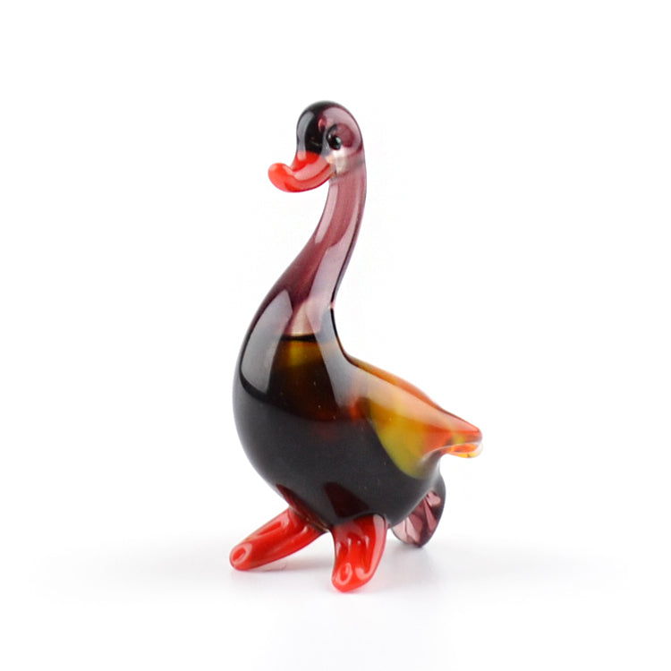 Duck Glass Figurine