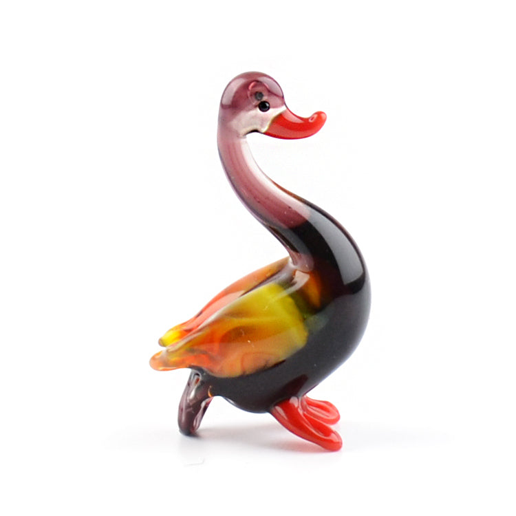 Duck Glass Figurine