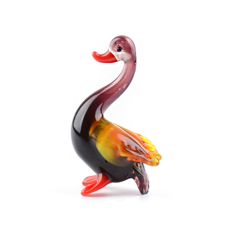 Duck Glass Figurine