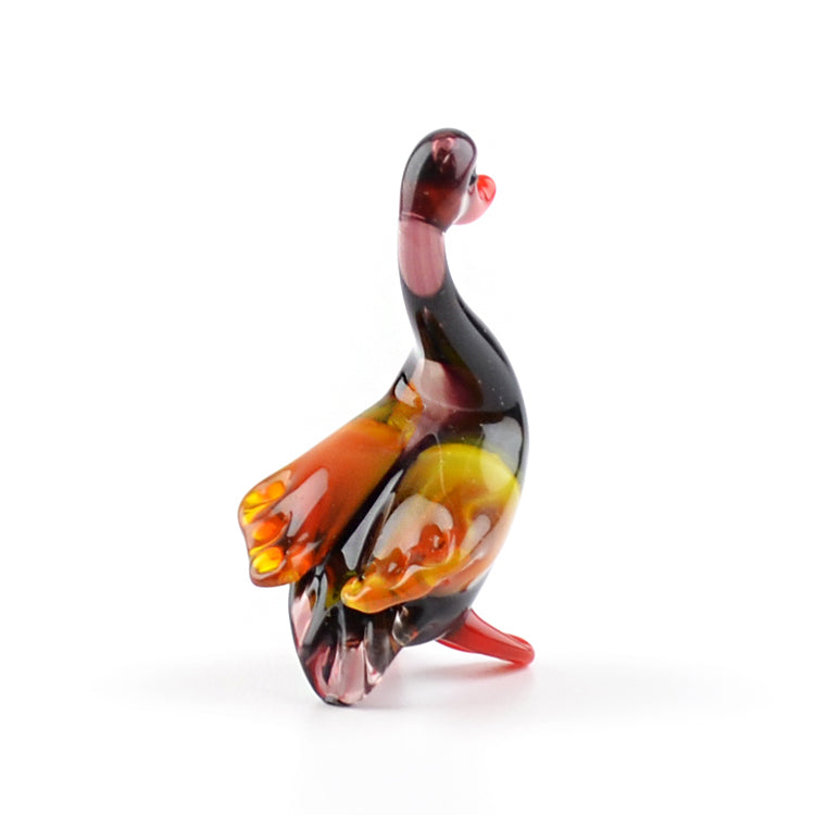 Duck Glass Figurine