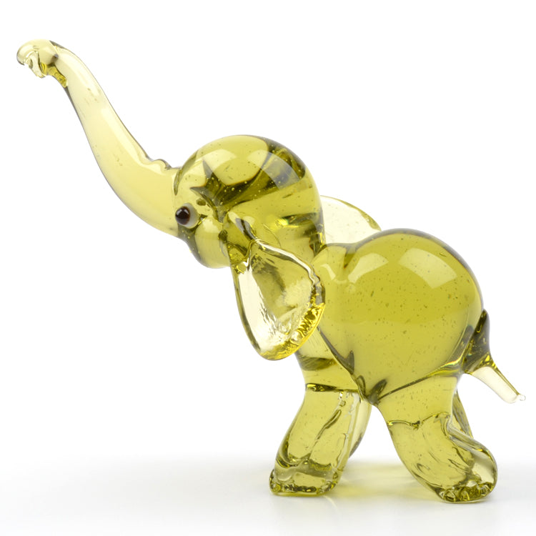 Hand Blown Glass Elephant