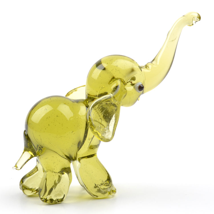 Hand Blown Glass Elephant
