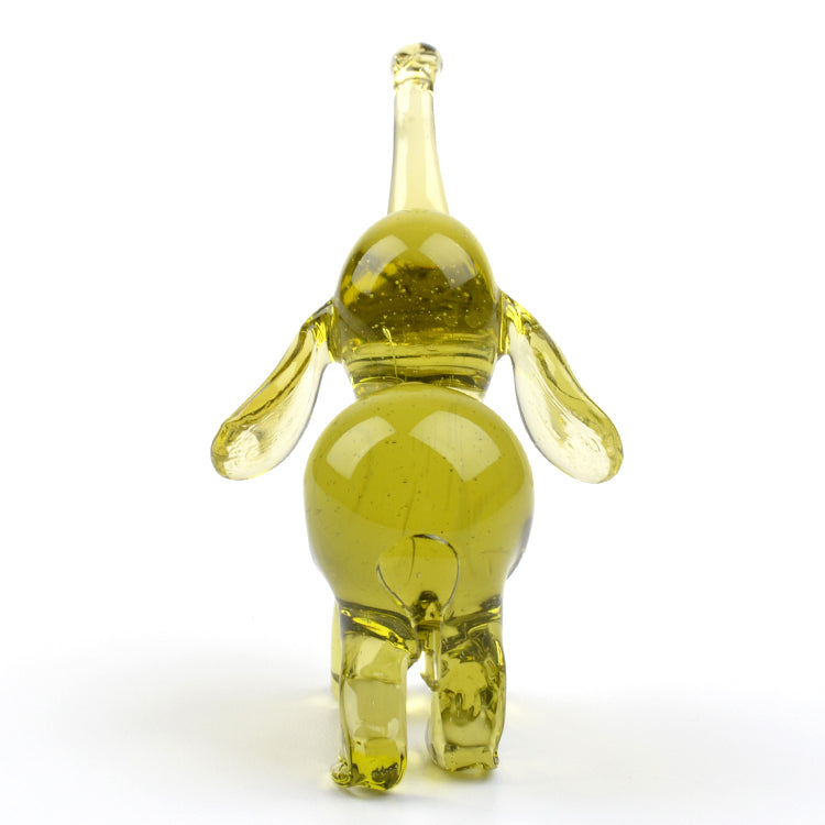 Hand Blown Glass Elephant