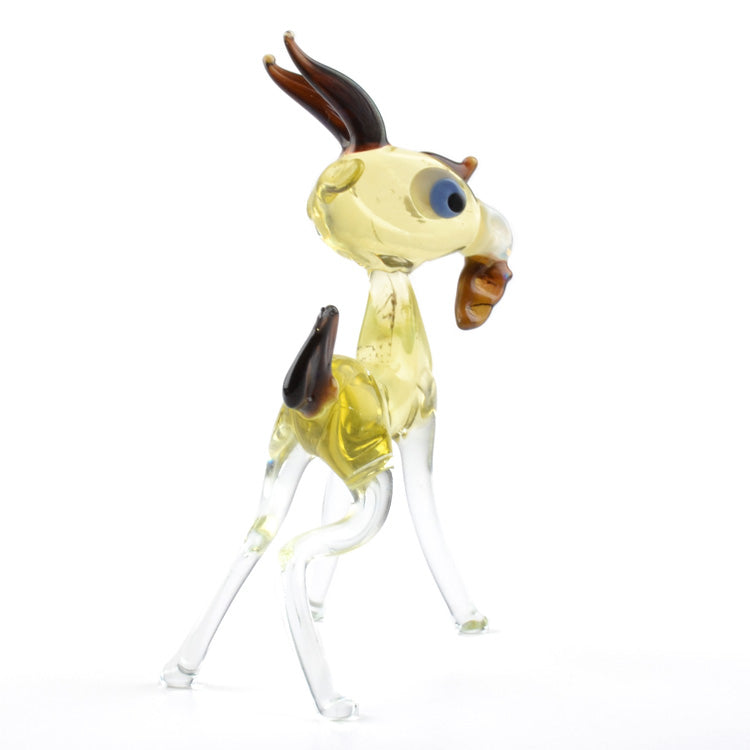 Young Goat Glass Figurine