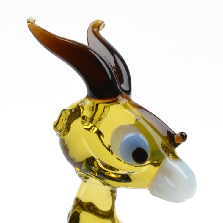Mama Goat Glass Figurine