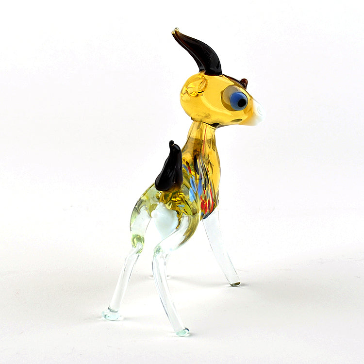 Mama Goat Glass Figurine