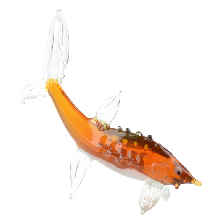 Fish Sturgeon Glass Figurine