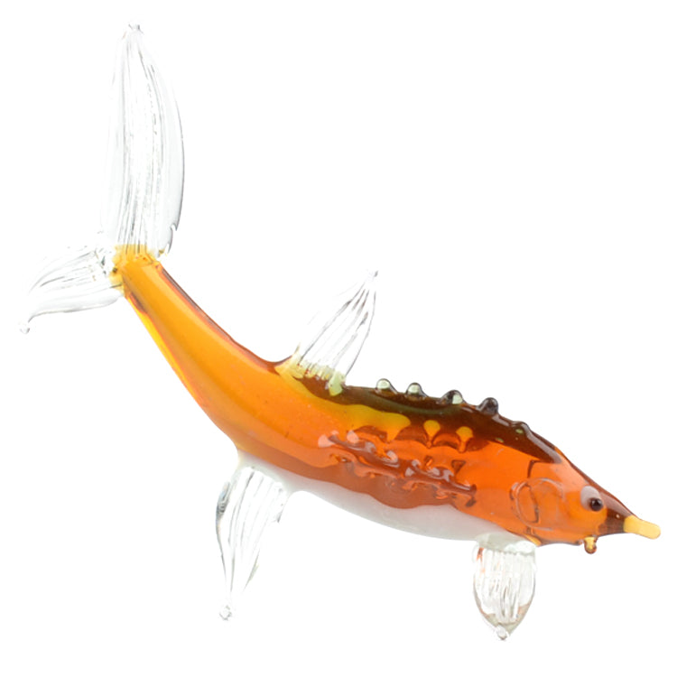 Fish Sturgeon Glass Figurine