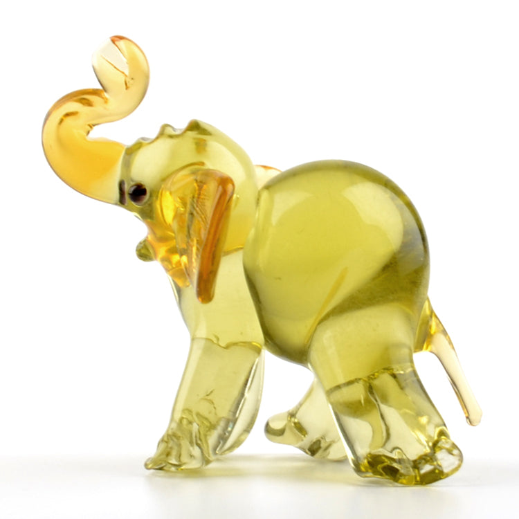 Elephant Glass Figurine