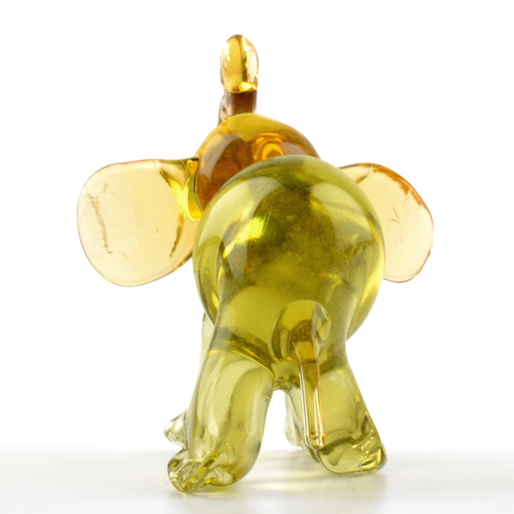 Elephant Glass Figurine