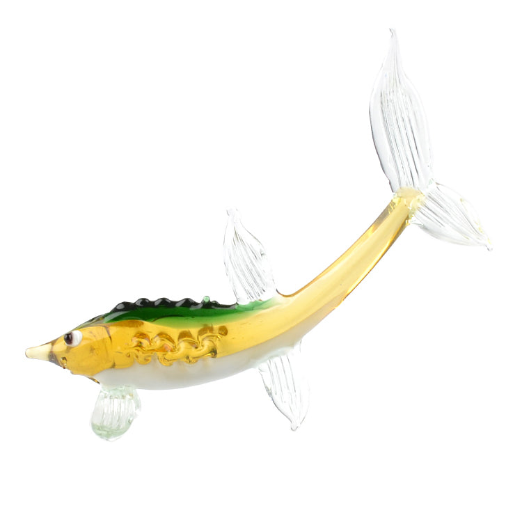Sturgeon Fish Glass Blown Figurine